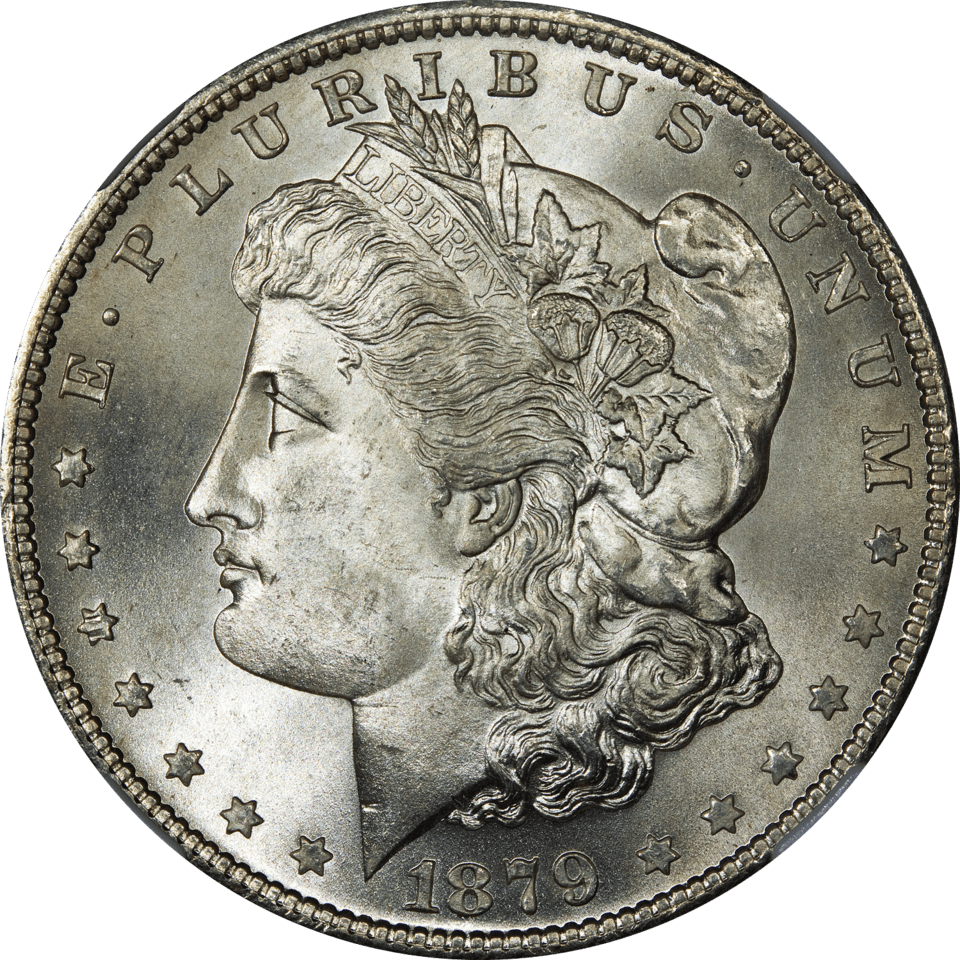 Morgan silver dollar obverse